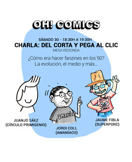 Actividad: Del corta y pega al clic: los fanzines de cómic en los 90