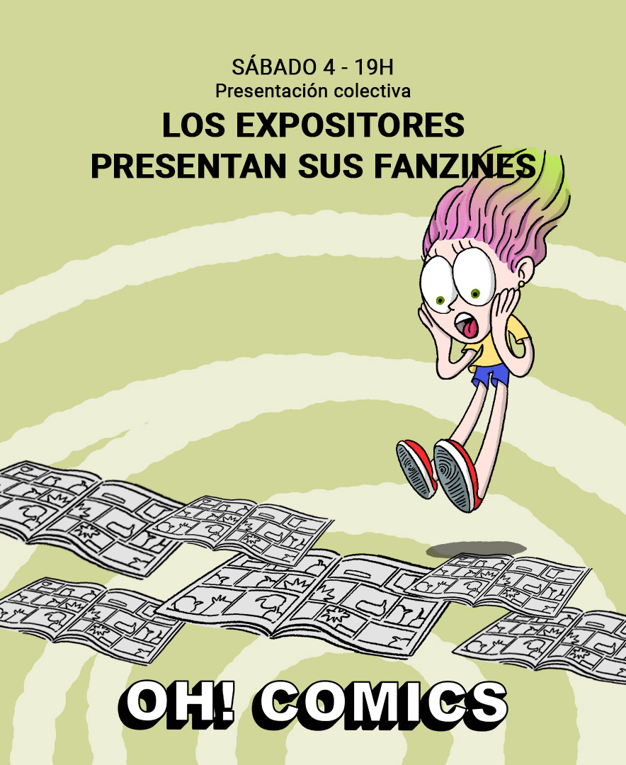 Los expositores presentan sus fanzines