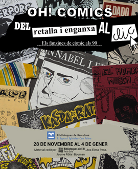 Expo: Del retalla i enganxa al clic: els fanzines de còmic als 90