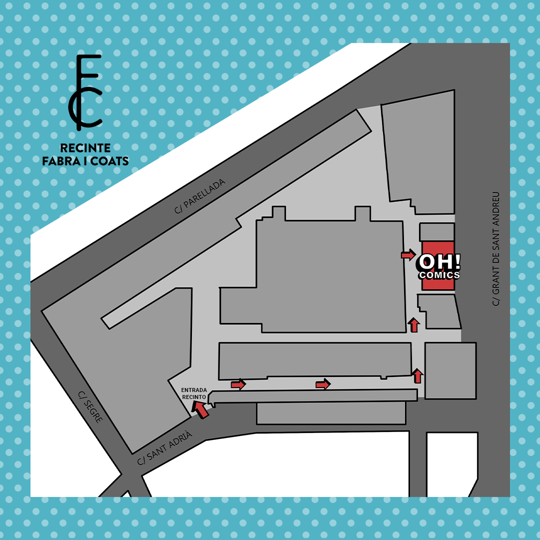 Pla de com arribar a Oh! comics 2022