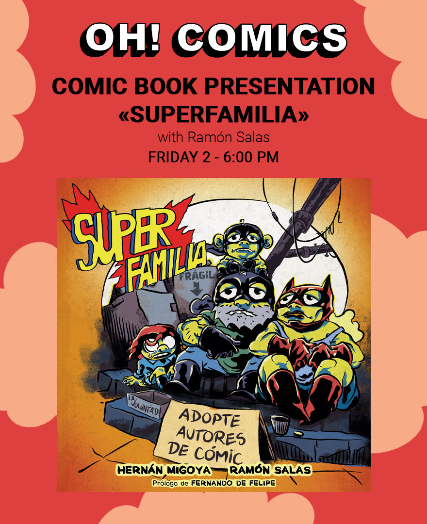 Comic book presentation Superfamilia