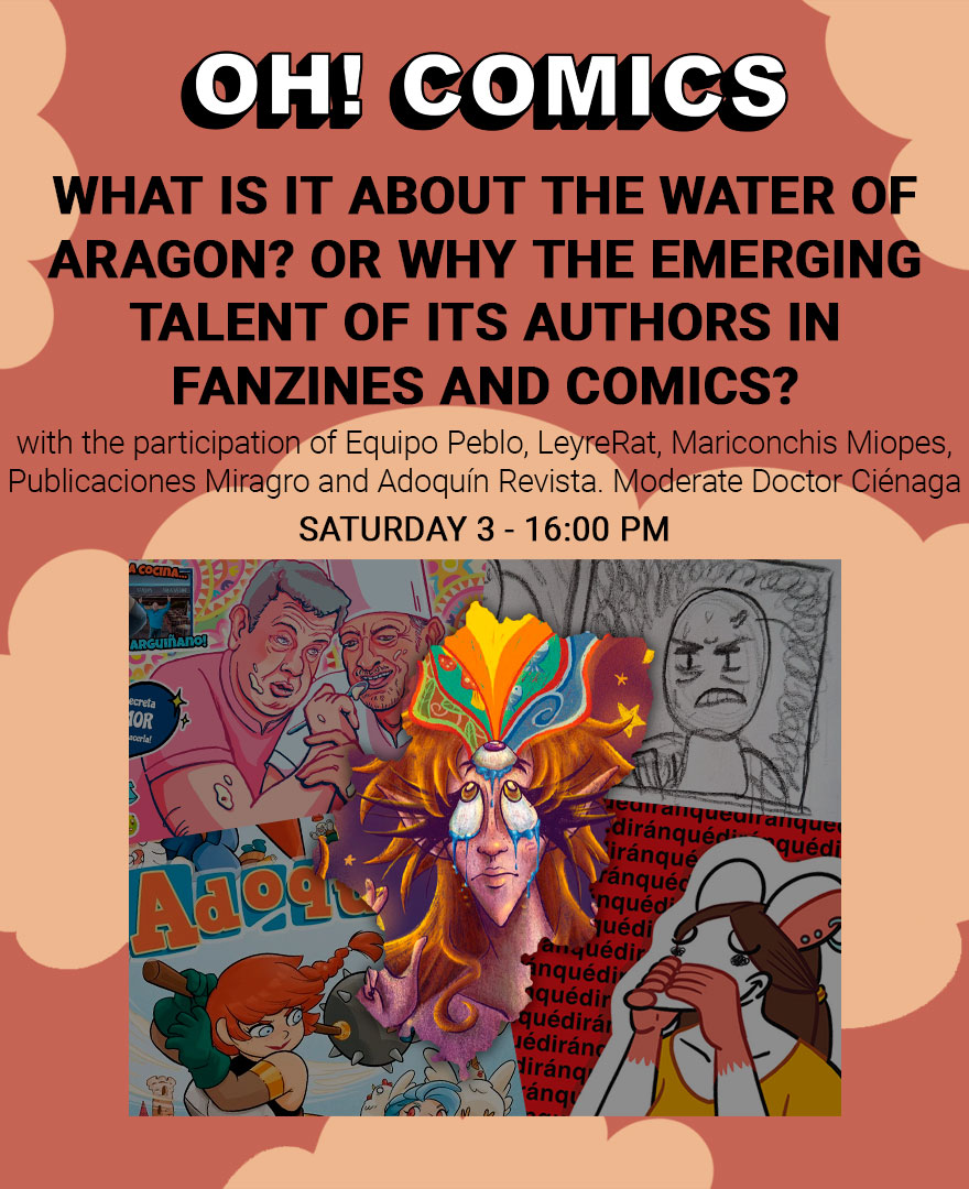 Round table: What is it about the water of Aragon? or why the emerging talent of its authors in fanzines and comics?