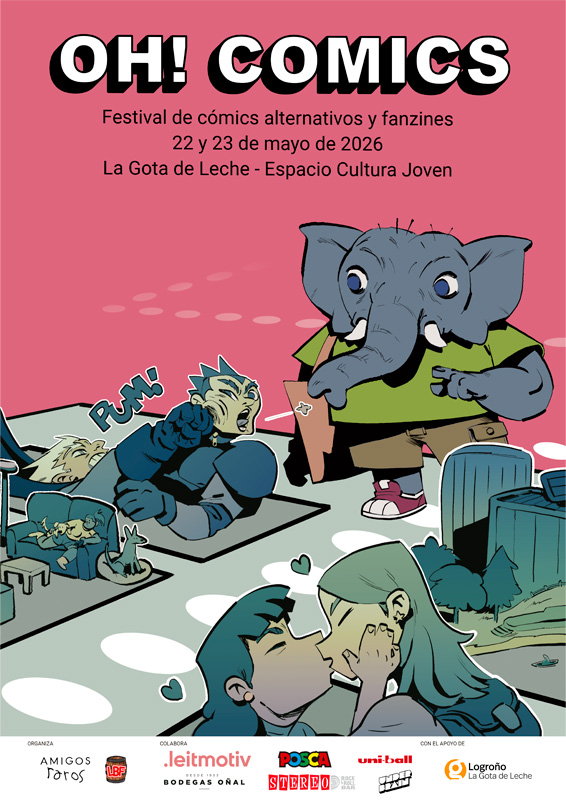 Cartel Oh! Comics Fest Logroño 2026